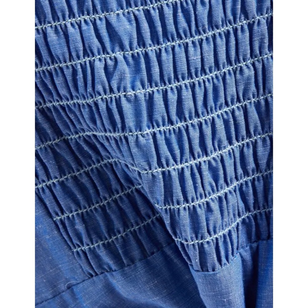 Sandro Chambray Puff-Sleeve Too - Picture 10 of 10